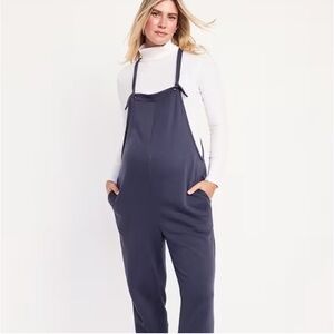Old Navy maternity jumpsuit overalls with knotted straps